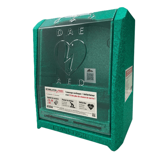 Coffre pour défibrillateur