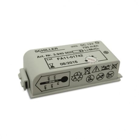 Batterie au lithium SCHILLER pour défibrillateur compact FRED easyport.
